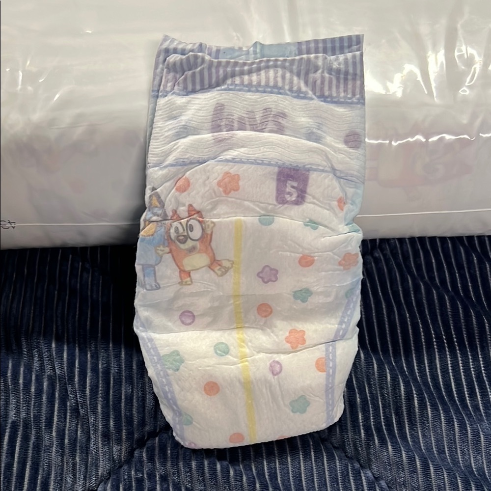 Luvs Size 5 with Bluey Design (62 count)